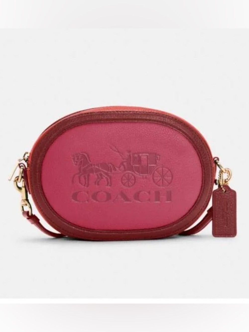 Coach Camera Bag In Colorblock With Horse And Carriage C5777